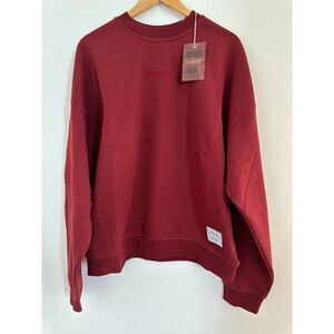 Mitchell & Ness Burgundy Crewneck